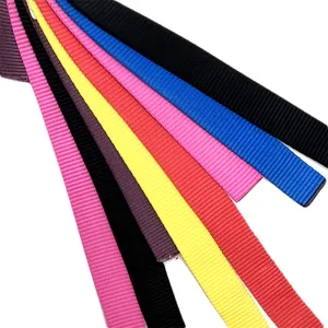 Custom Multiple Colors Gurtband Reflective Polyester Seat Belt Luggage Strap Nylon Webbing