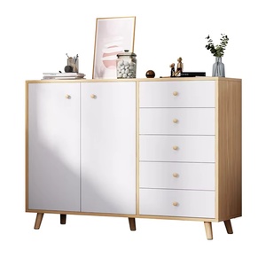 Meuble de salon de luxe en bois, <span class=keywords><strong>commode</strong></span> à 6 tiroirs, armoire de rangement, buffet de luxe léger - Product Image 5
