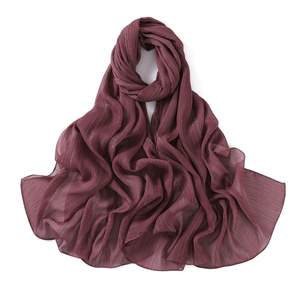 Voiles et foulards musulmans pour femmes : Hijabs, châles, bandanas et foulards longs en mousseline respirante – Vente en gros - Product Image 4