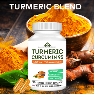 Cápsulas de Cúrcuma Orgánica con Curcumina para Mujeres, Mejor Absorción, 95% Curcuminoides, Suplementos Herbales con Pimienta Negra - Product Image 4