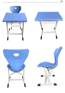 Bàn ghế học sinh đơn, bàn ghế lớp học, bộ bàn ghế gỗ cho học sinh trung học của Ả Rập Xê Út - Product Image 4