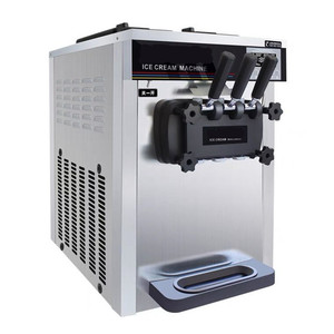 Máquina de helados de servicio suave de tres sabores para hacer helados comerciales a precio competitivo - Product Image 1