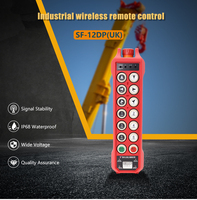 Control Remoto Universal Inalámbrico para Grúa de Coche, 12 Botones, Doble Velocidad, Resistente al Agua IP66