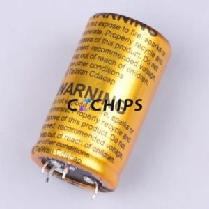 Supercondensador CHV-2R7407R-TW-S4, Condensador de Componente de Orificio Pasante (THT), 400F -10%~+30%, 2.7V, 1mA@72hrs - Product Image 2