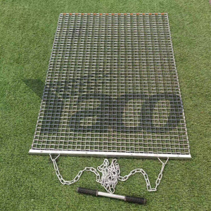 Alfombrilla de arrastre de 3 pies x 4 pies, alfombrilla de nivelación y aseo de campo duradera para mantenimiento de béisbol, softbol y Infield - Product Image 1