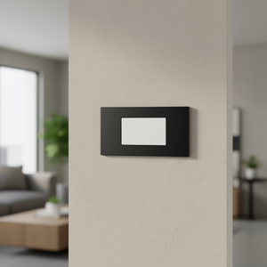Plaque 7 voies compatible avec la prise intelligente Vimar Plana noire - Product Image 3