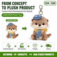 Fabricant de jouets en peluche personnalisés en boîte mystère, porte-clés, OEM ODM, animaux en peluche, pendentifs mascotte mignons, poupées selon votre propre conception