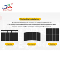 Écran LED d'extérieur à haute fréquence de rafraîchissement 3840Hz, écran de location 160 ° Écran de scène LED HD à angle de vision super large pour la location