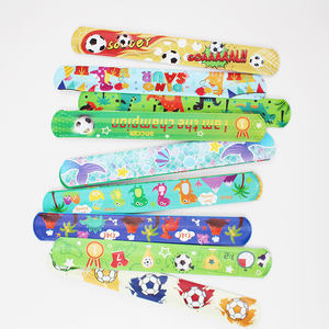 Çiçek tokat bilezik PVC kauçuk/özel Logo PVC tokat/toptan tokat tokat bilezik çocuklar için izle - Product Image 6