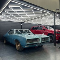 Vente en gros Lumière de garage Éclairage hexagone à led pour décoration Voiture Atelier Détaillant Lumières