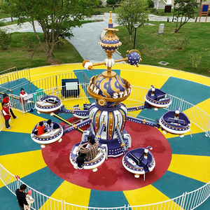 Công viên giải trí UFO Cabin tự điều khiển máy bay đi xe trẻ em máy bay trò chơi để bán - Product Image 4