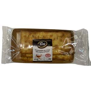 Snacks de Grano Rústicos Tissi Piran Salt Crocchantelle de Trigo 130g x 6 Unidades, Textura Crujiente Horneada - Product Image 1