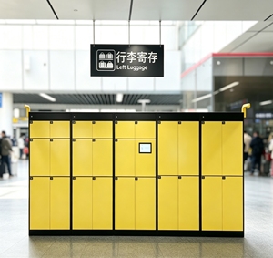 Cerradura Electrónica Inteligente en Oferta, Armario para Equipaje Exterior Ensamblado, Pantalla Táctil, Almacenamiento para Aeropuertos/Estaciones de Tren, Construcción de Acero - Product Image 4