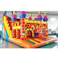 Château gonflable personnalisé LFT LFT-1 Mickey Mouse pour enfants, capacité de 50 personnes, portable