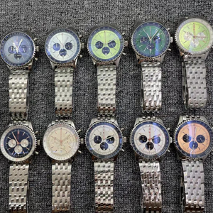 Reloj Cronógrafo Clásico de Piloto, Colección Completa al por Mayor, Movimiento Automático, Reserva de Energía, Reloj de Pulsera de Lujo y Moda - Product Image 1