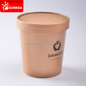Llevar gachas sopa de arroz gachas tazón de papel - Product Image 6