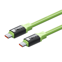Câble USB C 240W PD à charge rapide avec affichage numérique pour CarPlay, voiture, téléphone, tablette, ordinateur portable, voyage, cordon en silicone