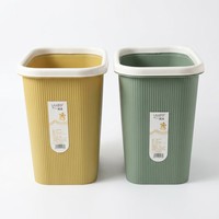Poubelle en plastique recyclable personnalisée de haute qualité avec couvercle pour immeuble commercial