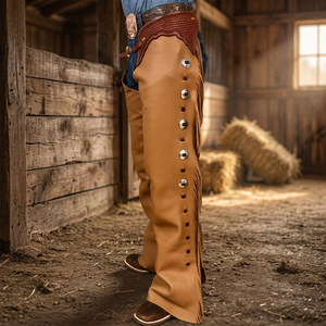 Nouvelles cuissardes en cuir de style personnalisé, cuissardes complètes en cuir véritable souple de qualité supérieure, prix de gros - Product Image 1