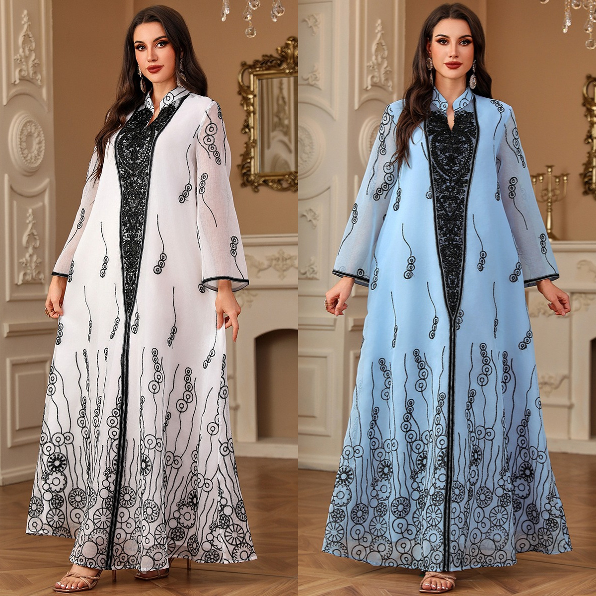 Buy Embroidered Arabic Lady Dress Wide Size Range & Luxury Materials | Alibaba.com Buy Embroidered Arabic Lady Dress Wide Size Range & Luxury Materials | Alibaba.com