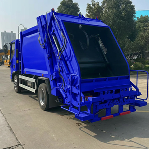 Discount Price Customize Color 6CBM Front Load Garbage <strong>Truck</strong> <strong>Big</strong> Blue Garbage <strong>Truck</strong> CCC Certified - Product Image 1