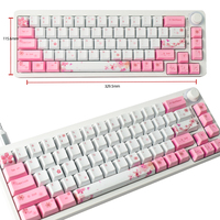 Clavier de jeu mécanique miniature AFLION RGB USB étanche avec touches multimédias pour les joueurs professionnels