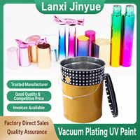 Revêtement UV par placage sous vide coloré, finition métallique or, chrome, champagne, or rose pour plastique ABS PC