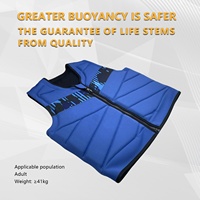Rompi Pelampung Olahraga Air Neoprene Jaket Pelampung Ringan Khusus Wakeboard Rompi Pelindung Benturan Pelampung untuk Dewasa