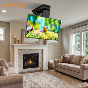 Support de télévision motorisé pour plafond, télécommande, support pliable électrique, écran de 32 à <span class=keywords><strong>75</strong></span> pouces, 40 kg, VESA 600*600, acier laminé à froid, 0-85 - Product Image 4