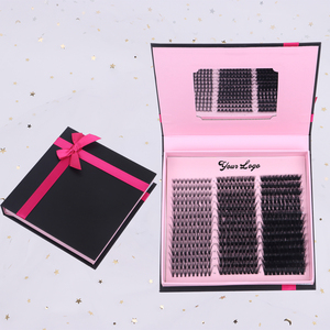 Wholesale 30P-200P DIY <strong>Lash</strong> Extension Segment <strong>Cluster</strong> Eyelash Extensions <strong>Lash</strong> <strong>Clusters</strong> Private Label Diy <strong>Lash</strong> Kit Custom Logo - Product Image 1