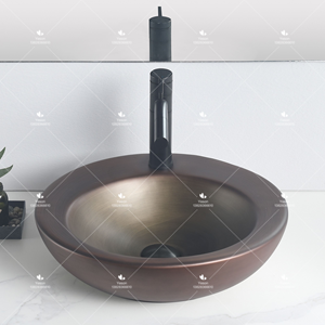 Au-dessus Du Comptoir Sanitaire <span class=keywords><strong>WC</strong></span> Forme Ronde Design Créatif Lavabo À La <span class=keywords><strong>Main</strong></span> Salle De Bains Comptoir Art Évier Bol Pour Hôtel - Product Image 3