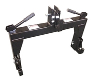 Adaptateur d'attelage rapide, adaptateur d'attelage rapide à 3 points, connecteur facile pour tracteur et outils