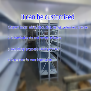 Industrielles Supermarkt-Zwischenbodenregal Stapelbares Palettenregal Metall-Lagerregal mit Pulverbeschichtung - Product Image 5