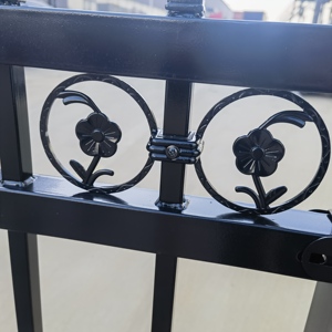 Hoa trang trí và kim cương Top điều chỉnh nhúng nóng mạ kẽm với bột tráng vườn hàng rào cho coutryard - Product Image 3