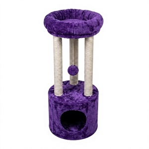 Torre para Gatos Atlanta Royal Purple con Comodidad Majestuosa - Product Image 1