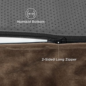 Nachbau mittelgroß extragroß Schaumsofa abnehmbare waschbare Abdeckung wasserdichte Futterung rutschfester Boden Couch orthopädisches Hundebett - Product Image 4