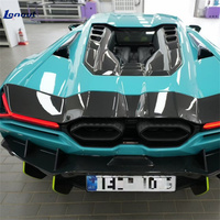 Kit de carrosserie léger en fibre de carbone sèche de style OEM modifié pour Lamborghini Revuelto, avec diffuseur arrière