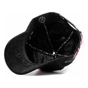 <span class=keywords><strong>2025</strong></span> OEM定制徽标5面板棒球帽麂皮男女通用透气防水字母图案批发丹迪帽子快照 - Product Image 4