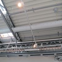 Fournisseur de Suzhou Qualité garantie Bon prix Système de CVC Conduit d'air en tissu Tuyau flexible pour stade