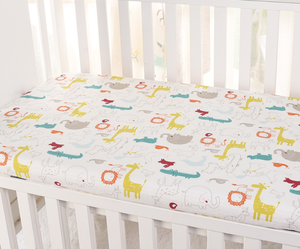 PLHMIA 100% Jersey di cotone biologico maglia mussola Del Bambino foglio <span class=keywords><strong>culla</strong></span> Crib sheet, su misura del bambino di stampa biancheria da letto lenzuolo set - Product Image 2