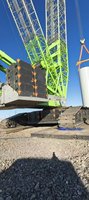 Grue sur chenilles d'occasion Zoomlion QUY800-1 800 tonnes, modèle 2020, Superlift 159m+7m, flèche pour énergie éolienne, levage lourd