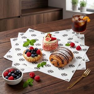 Disposable Eco-Friendly <b>Greaseproof</b> Parchment <b>Paper</b> Custom Printed Food Wrapping <b>Paper</b> for Sandwich Deli Food Bread Packaging - Product Image 6
