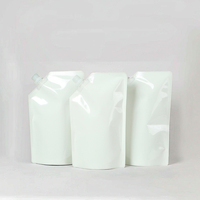 500ml 1L 2L 3L prix de gros étanche extérieur Transparent stock disponible pochette d'emballage en plastique personnalisé jus sacs debout