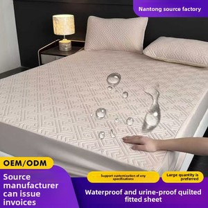 Protège-<span class=keywords><strong>matelas</strong></span> matelassé imperméable, anti-urine et antidérapant, couverture <span class=keywords><strong>intégrale</strong></span> pour Simmons, design minimaliste toutes saisons, vente en gros - Product Image 4