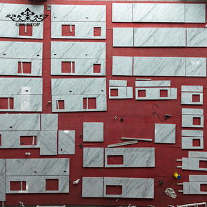 Mármol Blanco Carrara Pulido Goldtop, ODM/OEM, Corte a Medida Moderno para Encimeras de Hotel, Paredes y Pisos - Product Image 1