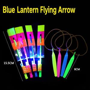 Lance-roquettes lumineux LED d'extérieur en plastique PS, avec lumières bleues et rouges, et hélicoptère flexible à lumière clignotante – Vente en gros - Product Image 4