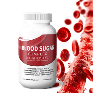 Cápsulas de Complejo para el Apoyo del Nivel de Azúcar en Sangre con 20 Ingredientes Activos Premium, Directo de Fábrica, para Adultos, para un Nivel de Glucosa en Sangre Saludable - Product Image 1