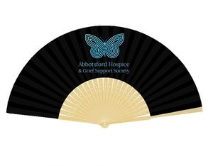 Factory Direct Hot Summer Outdoor White Wedding <b>Gift</b> Custom Design Printed Bamboo Crafts Fan with Plastic Handle Hot Promotion - Product Image 2