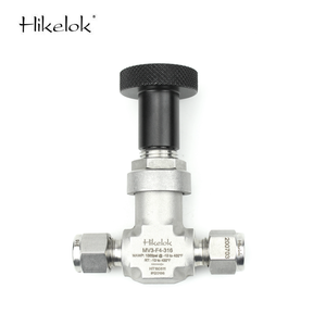 Fittokタイプ工場Hikelok水流ガス燃料計量角度ニードルバルブ1/2インチHVACシステム用 - Product Image 2