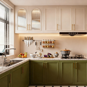 أثاث منزلي مخصص من سبائك الألومنيوم ، بما في ذلك خزائن المطبخ ، وخزانات الشرفة ، وخزانات الملابس ، وخزانات الحمام - Product Image 4